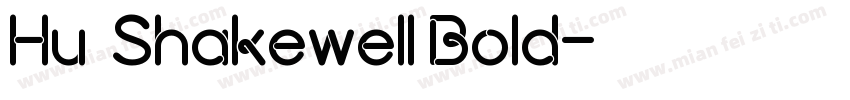 Hu  Shakewell Bold字体转换